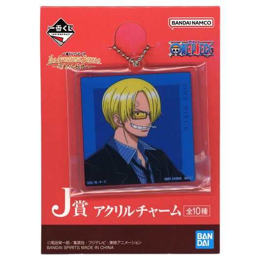 One Piece Sanji Ichiban Kuji The Greatest Battle: To the Grand Line Acrylic Charms Prize J Charm [USED]