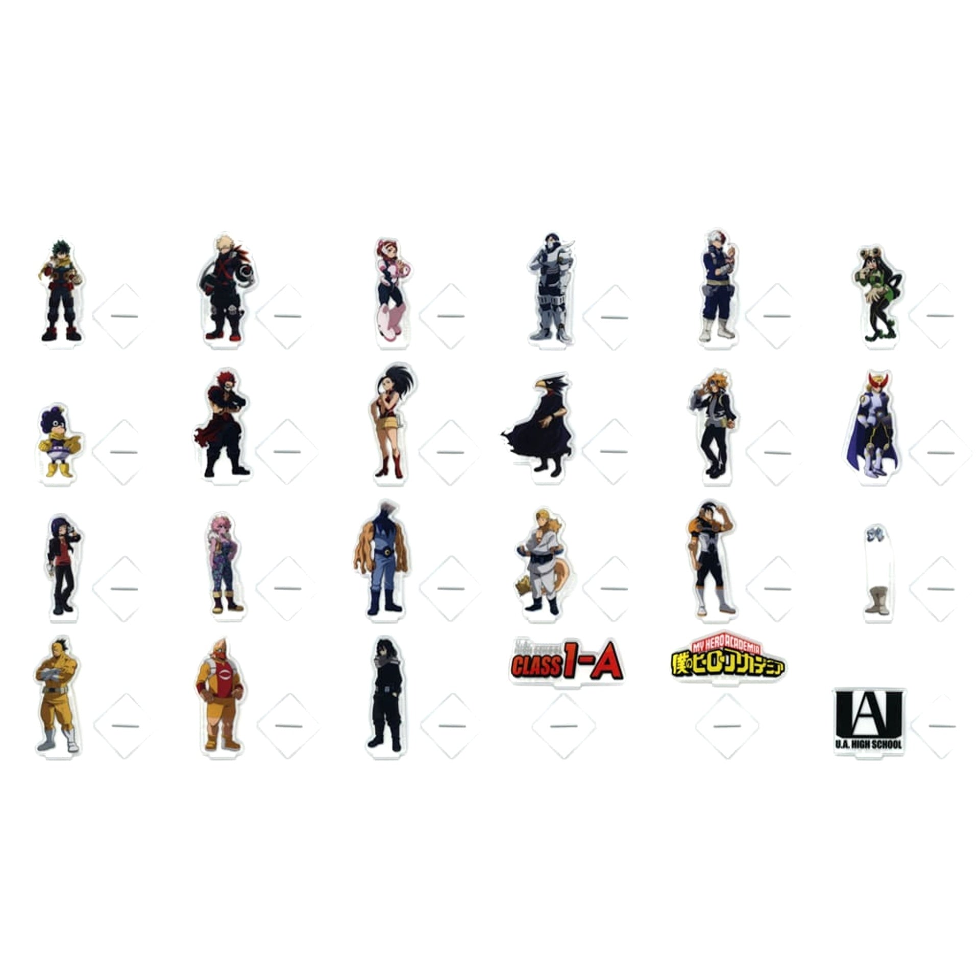 My Hero Academia Izuku Midoriya & Others All 24 Types Set Ichiban Kuji Stand Up Again Acrylic Stand Prize F Acrylic Stands [USED]