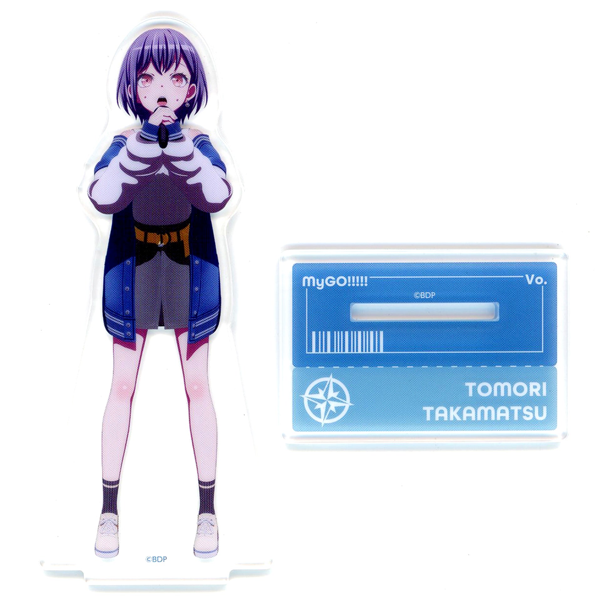 Tomori Takamatsu Acrylic Stand Movie BanG Dream Its MyGO Part 2 Utau Bokura ni Nareru Uta and FILM LIVE [USED]