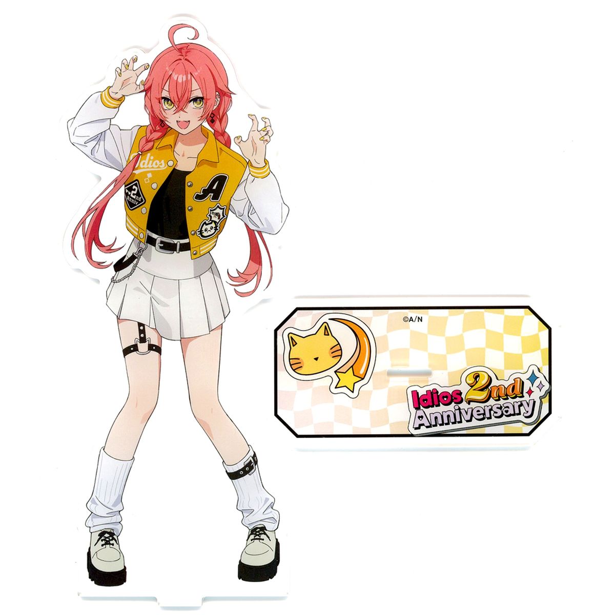 Shishido Akari Big Acrylic Stand Virtual YouTuber Nijisanji Idios 2nd Anniversary [USED]