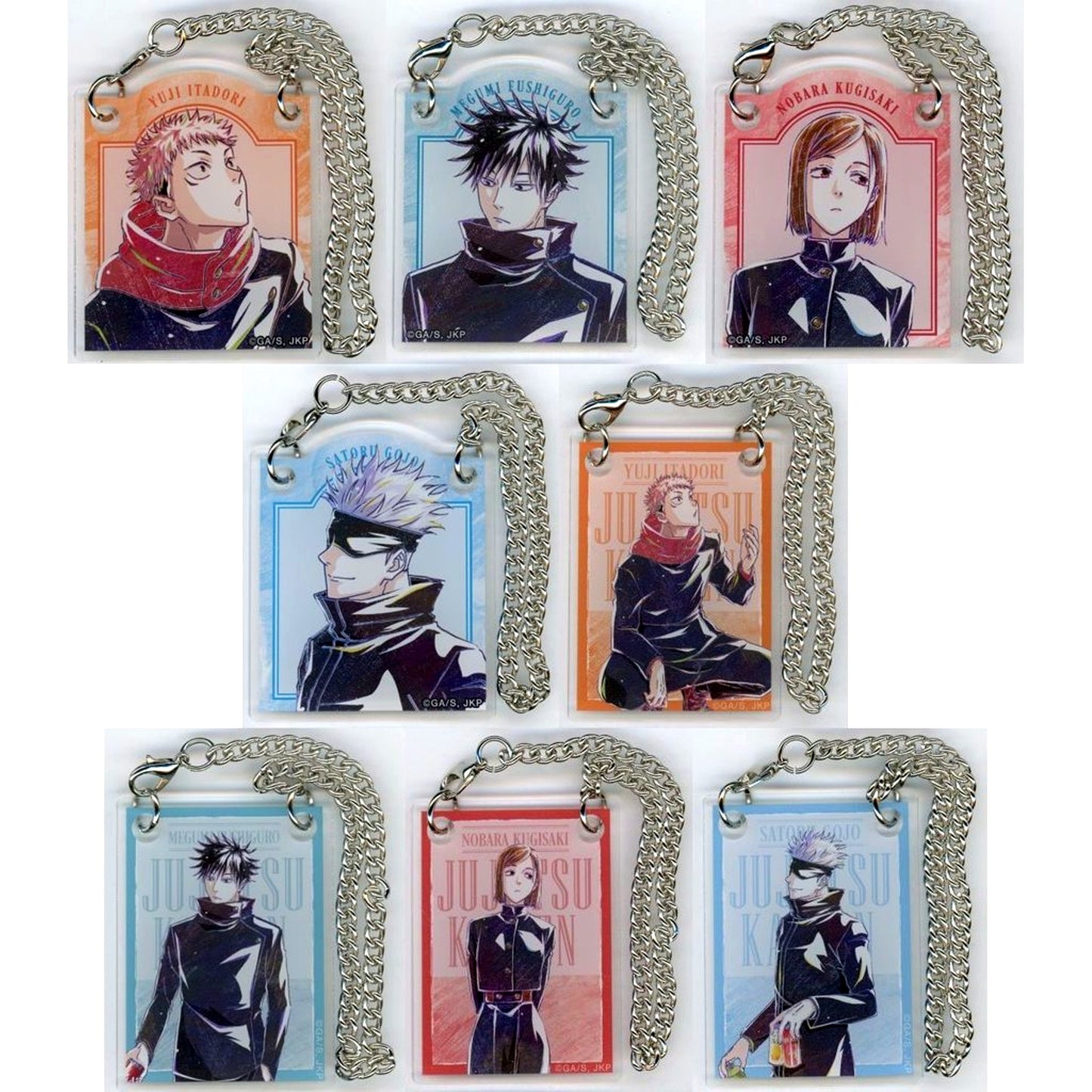 Jujutsu Kaisen Ani-Art Vol.8 Acrylic Door Plate Style Charm Set of 8 [USED]