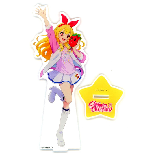Ichigo Hoshimiya Staff Jumper Ver. Big Acrylic Stand Movie Aikatsu!: Dai Starmiya Ichigo Matsuri [USED]