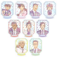 Detective Conan Conan Edogawa & Others All 9 Types Set Trading Acrylic Stand Prism Pattern Vol.3 Acrylic Stands [USED]