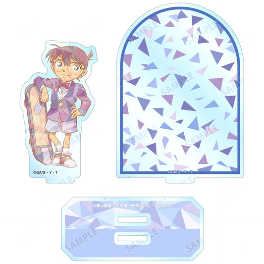 Conan Edogawa Prism Pattern 3rd BIG Acrylic Stand Detective Conan [USED]