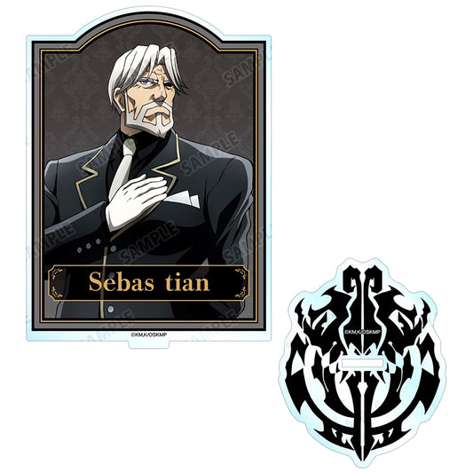 Sebas Tian Overlord The Sacred Kingdom Movie BIG Acrylic Stand [USED]