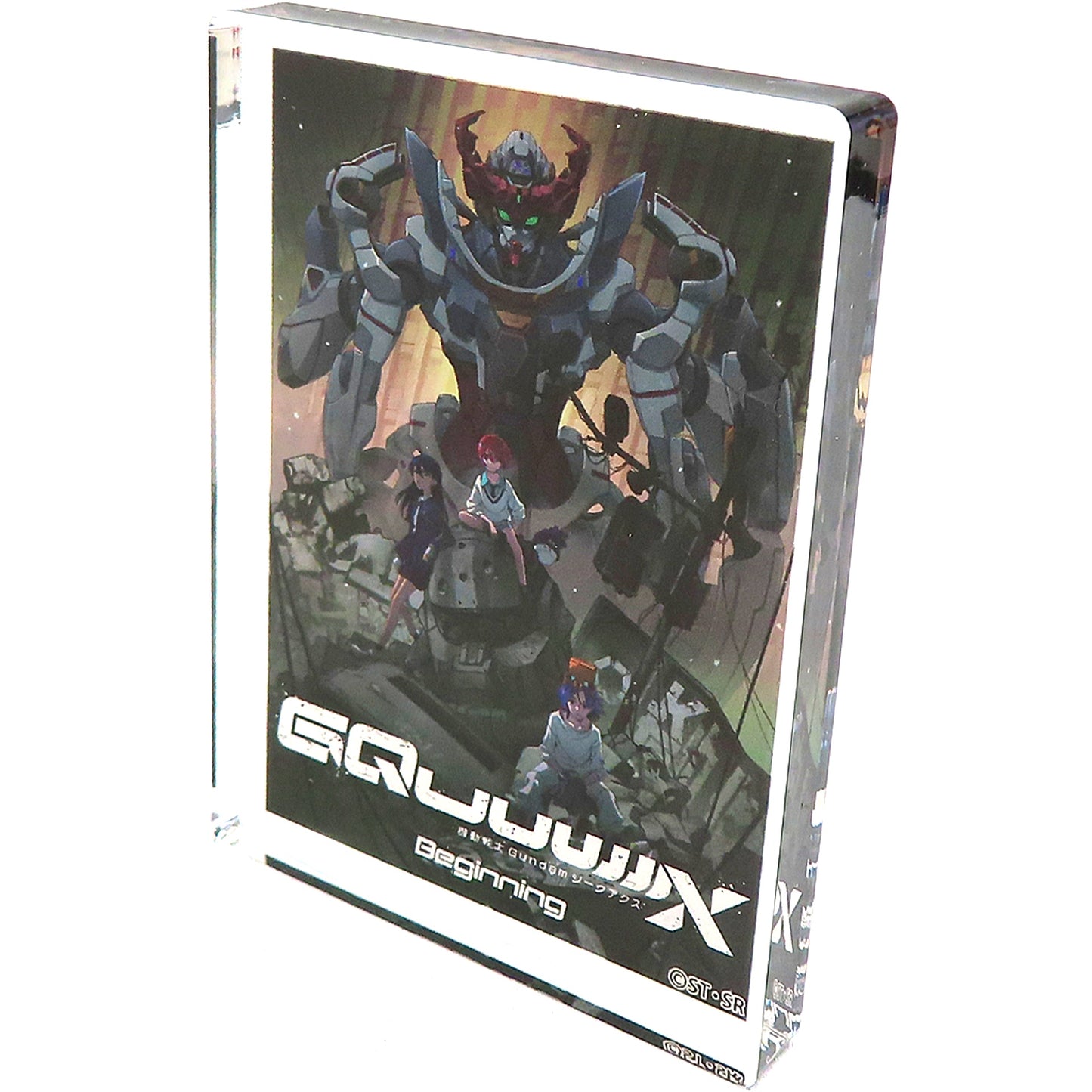 Movie Key Visual Mobile Suit Gundam GQuuuuuuX -Beginning- Acrylic Block Theater Goods [USED]