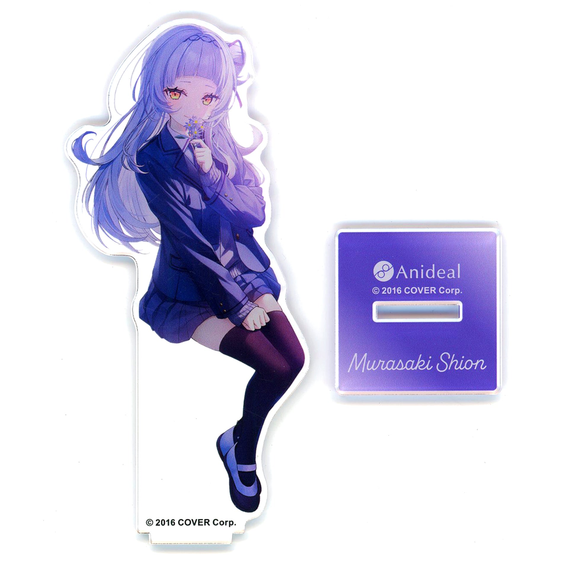 Murasaki Shion Acrylic Stand VTuber Hololive x Anideal [USED]