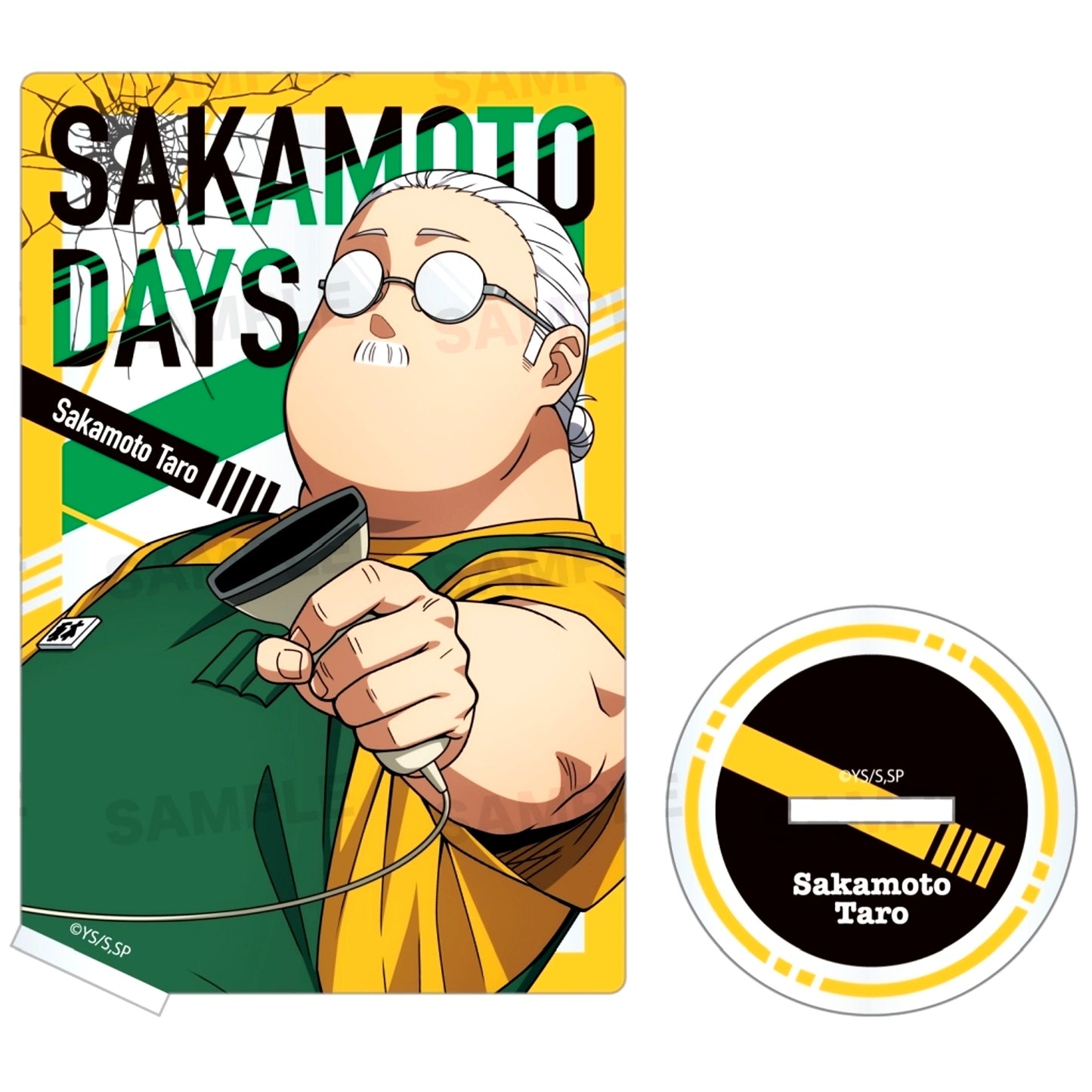 Taro Sakamoto Sakamoto Days Card-shaped Acrylic Stand [USED]