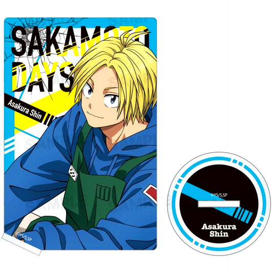 Shin Asakura Card Style Acrylic Stand Sakamoto Days [USED]