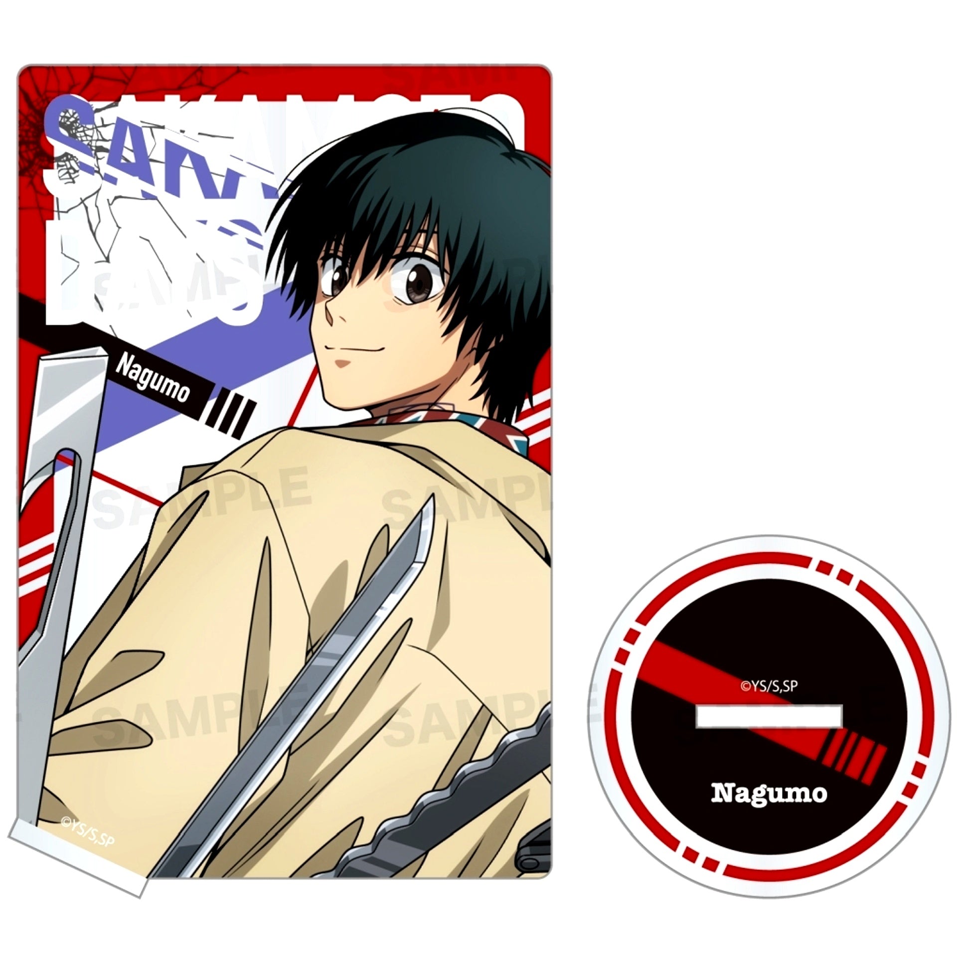 Nagumo Sakamoto Days Card-shaped Acrylic Stand [USED]