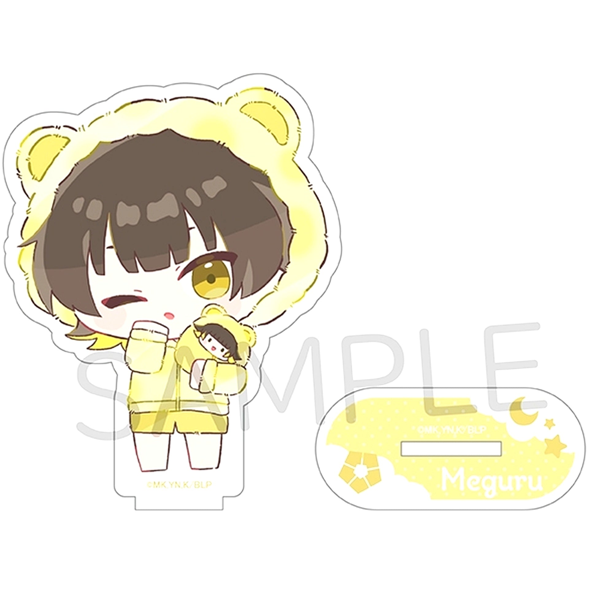 Meguru Bachira Kurumi Pajamas Mini Char Ver. Blue Lock Acrylic Stand [USED]