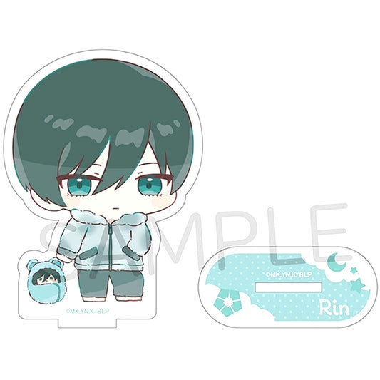 Rin Itoshi Blue Lock Acrylic Stand Kurumi Pajama Mini Character Ver. [USED]