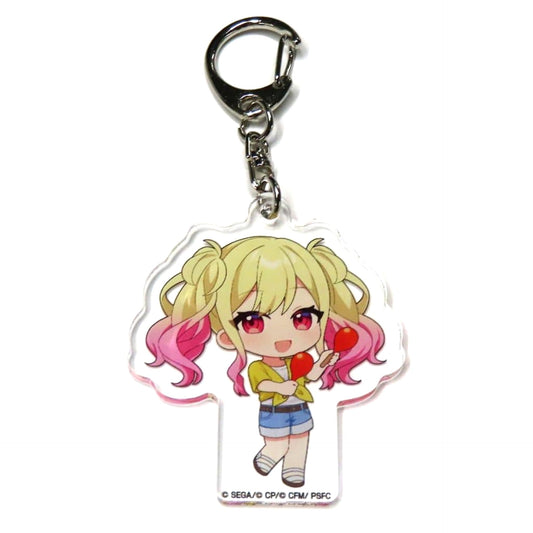 Colorful Stage! The Movie: A Miku Who Can't Sing Saki Tenma Acrylic Keychain A box Karaoke-kan Collaboration Campaign Exclusive Keychains [USED]
