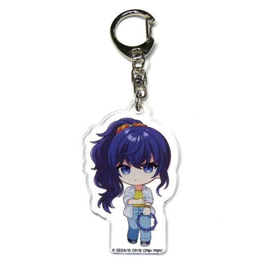 Colorful Stage! The Movie: A Miku Who Can't Sing Mafuyu Asahina Acrylic Keychain A box Karaoke-kan Collaboration Campaign Exclusive Keychains [USED]