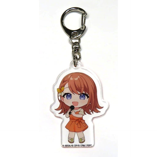 Colorful Stage! The Movie: A Miku Who Can't Sing Minori Hanasato Acrylic Keychain B BOX Karaoke-kan Collaboration Campaign Exclusive Keychains [USED]