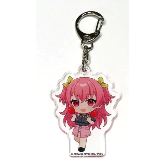 Colorful Stage! The Movie: A Miku Who Can't Sing Airi Momoi Acrylic Keychain B BOX Karaoke-kan Collaboration Campaign Exclusive Keychains [USED]