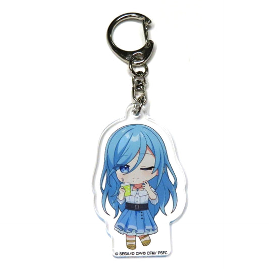 Colorful Stage! The Movie: A Miku Who Can't Sing Shizuku Hinomori Acrylic Keychain B BOX Karaoke-kan Collaboration Campaign Exclusive Keychains [USED]