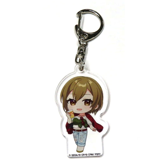 Colorful Stage! The Movie: A Miku Who Can't Sing MEIKO Acrylic Keychain C Box Karaoke-kan Collaboration Campaign Exclusive Keychains [USED]
