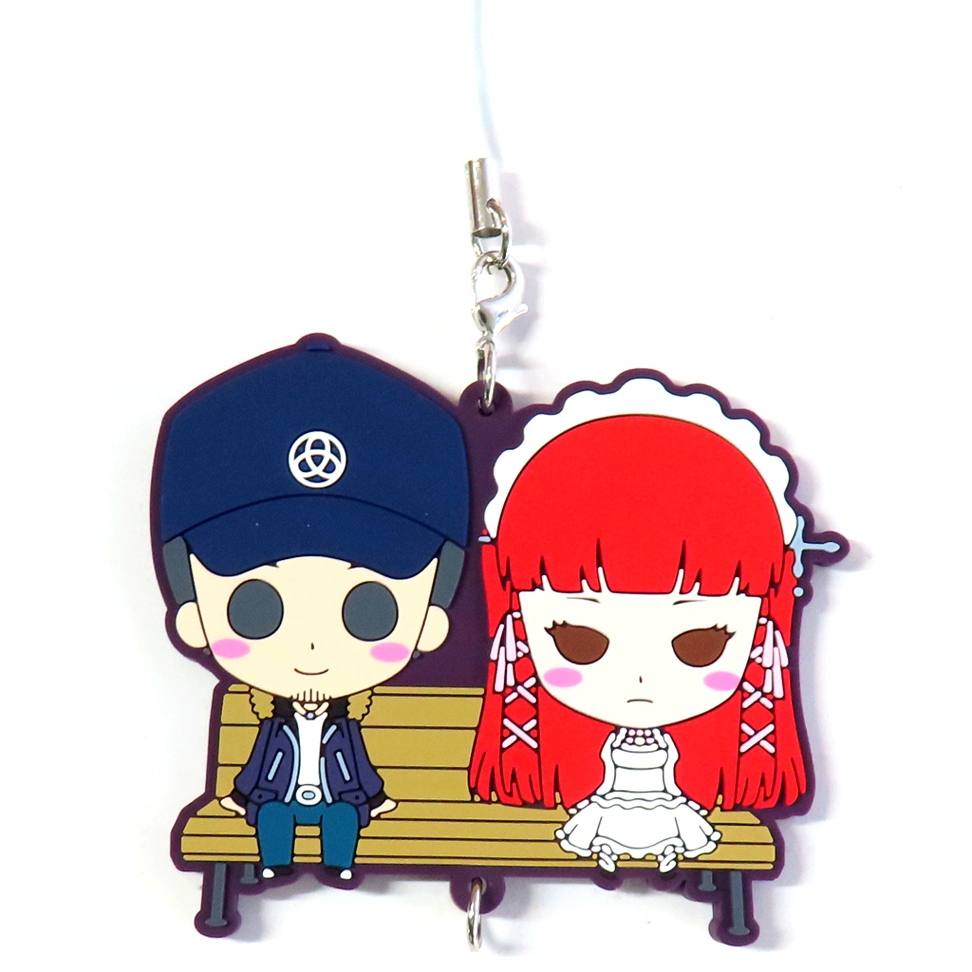 Junpei & Chidori Big Rubber Strap Bundle Bonus for Blu-ray DVD Persona 3 THE MOVIE #3 Falling Down Animate Gamers Special Edition [USED]