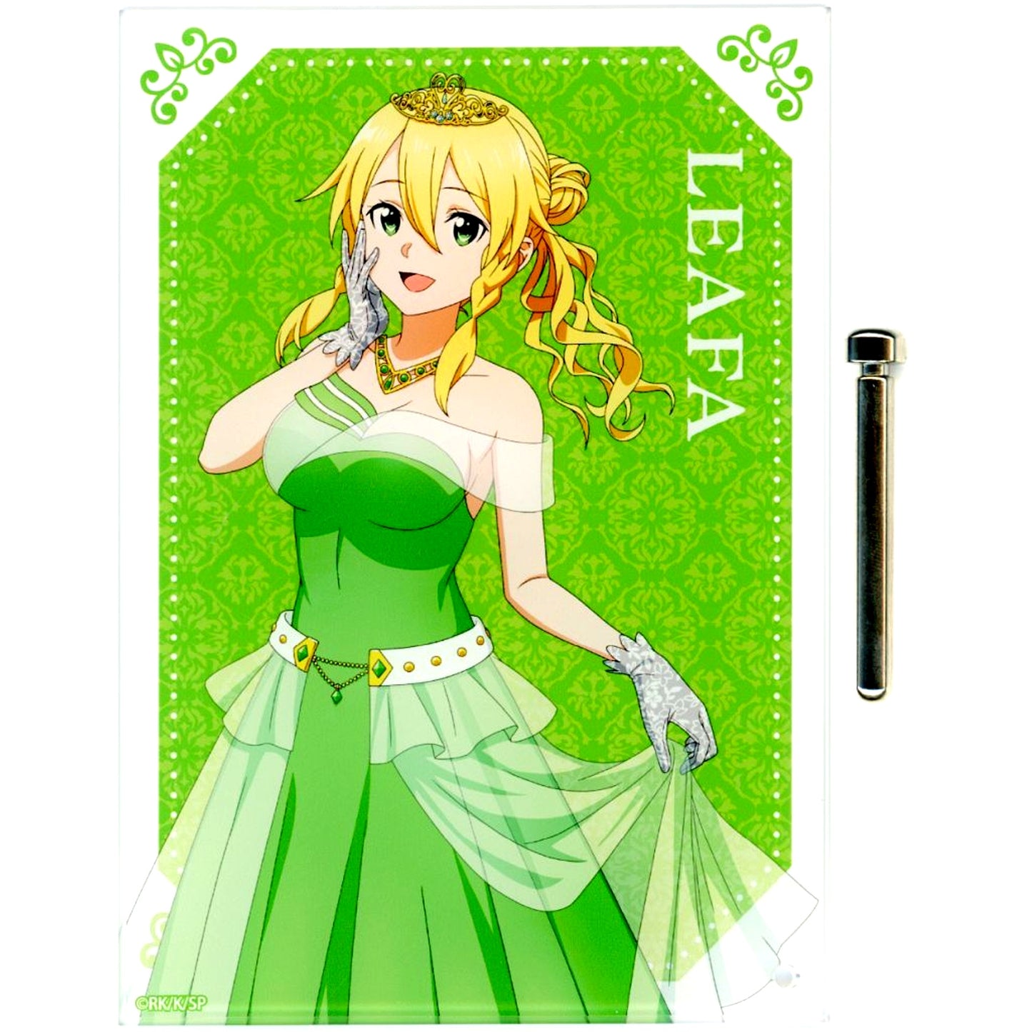Leafa Princess Witch Ver. Mini Acrylic Art Sword Art Online Official Store SAO x GGO [USED]