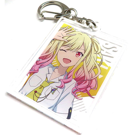 Colorful Stage! The Movie: A Miku Who Can't Sing Saki Tenma Character Illustration Acrylic Keychain Collection B Keychains [USED]