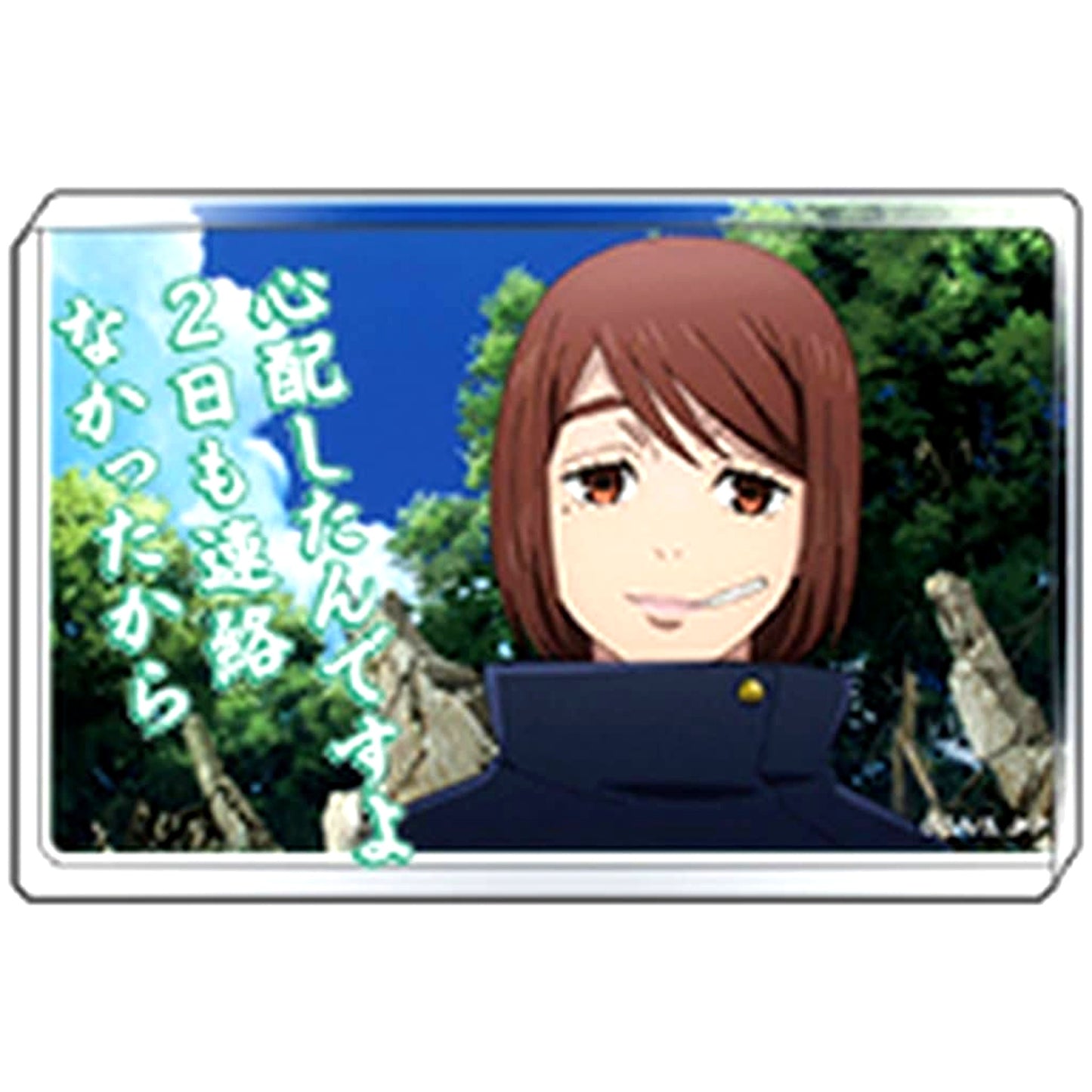 Shoko Ieiri Jujutsu Kaisen Season 2 Hidden Inventory / Premature Death Famous Quote Mini Acrylic Block Collection [USED]