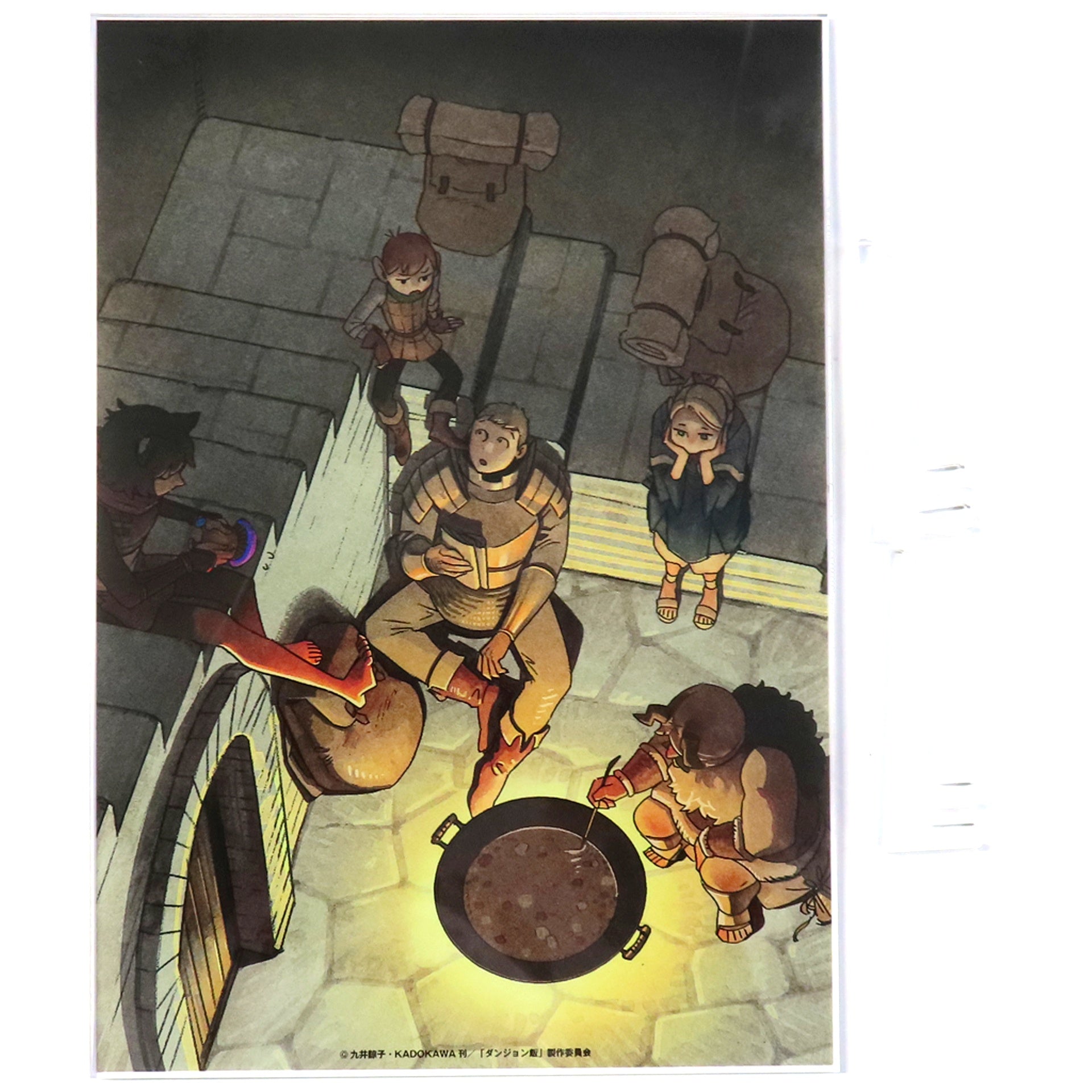 2nd Season ED illustrated by Ryoko Kui A Acrylic Illustration Panel TV Anime Delicious in Dungeon Museum Vol.2 in AKIHABARA Gamers Main Store [USED]