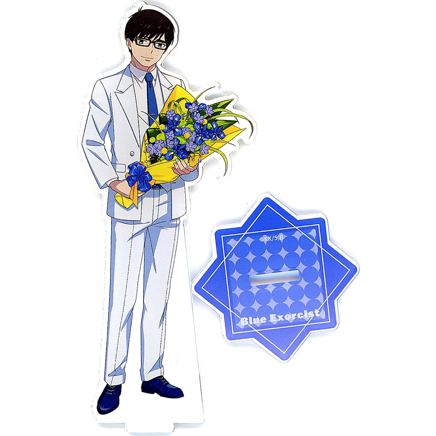 Yukio Okumura Acrylic Stand Blue Exorcist Shimane Illuminati Saga Collaboration Cafe in SMILE BASE CAFE [USED]