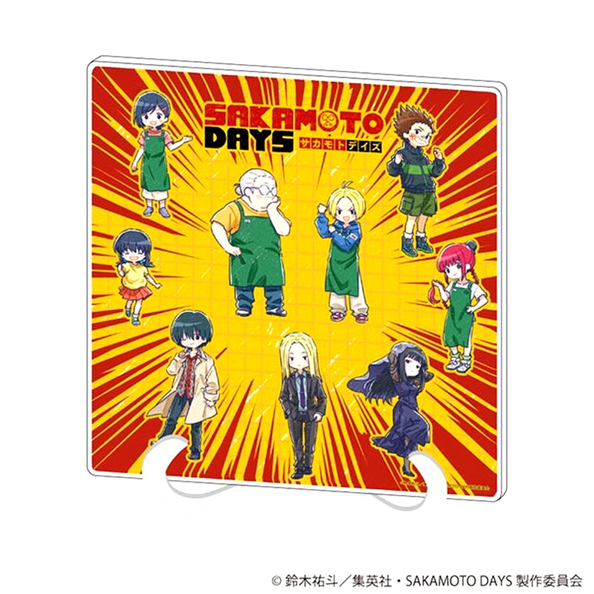 Scattered Design Normal Outfit Ver. 01. SAKAMOTO DAYS GraffArt Illustration Acrylic Art Board [USED]