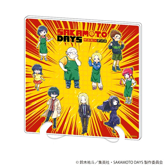 Scattered Design Normal Outfit Ver. 01. SAKAMOTO DAYS GraffArt Illustration Acrylic Art Board [USED]