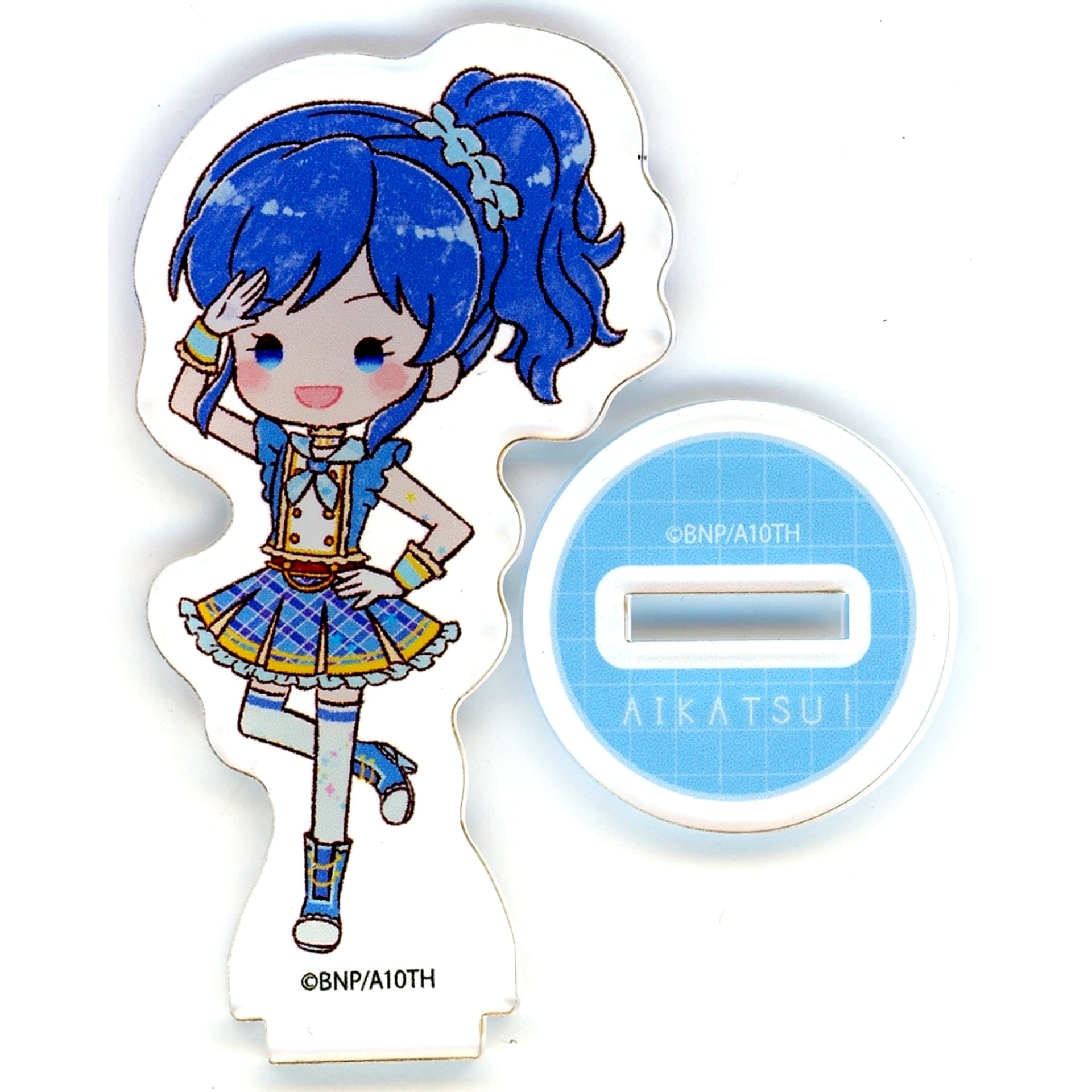 Aoi Kiriya 07. School Dress Ver. Aikatsu! Acrylic Petit Stand GraffArt Illustration [USED]