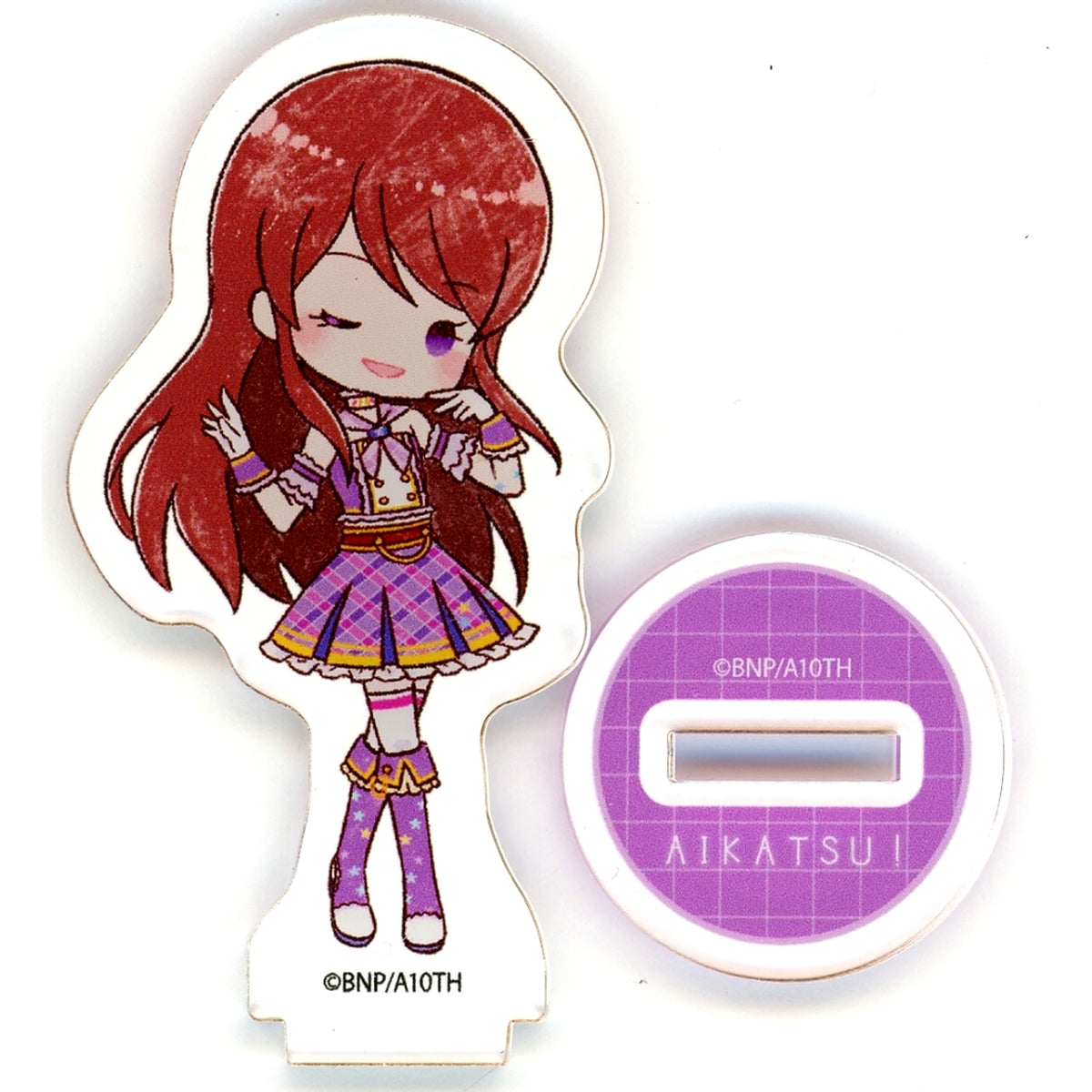 Ran Shibuki Aikatsu! Acrylic Petit Stand 07. School Dress Ver. GraphArt Illustration [USED]