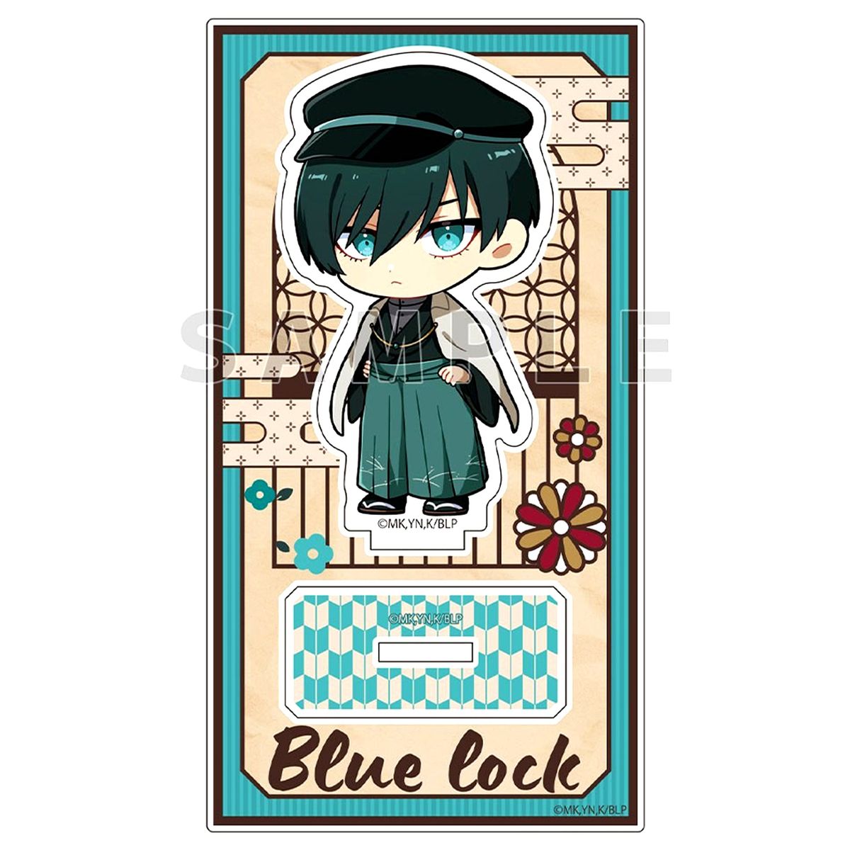 Rin Itoshi Retro Roman Blue Lock Acrylic Stand [USED]