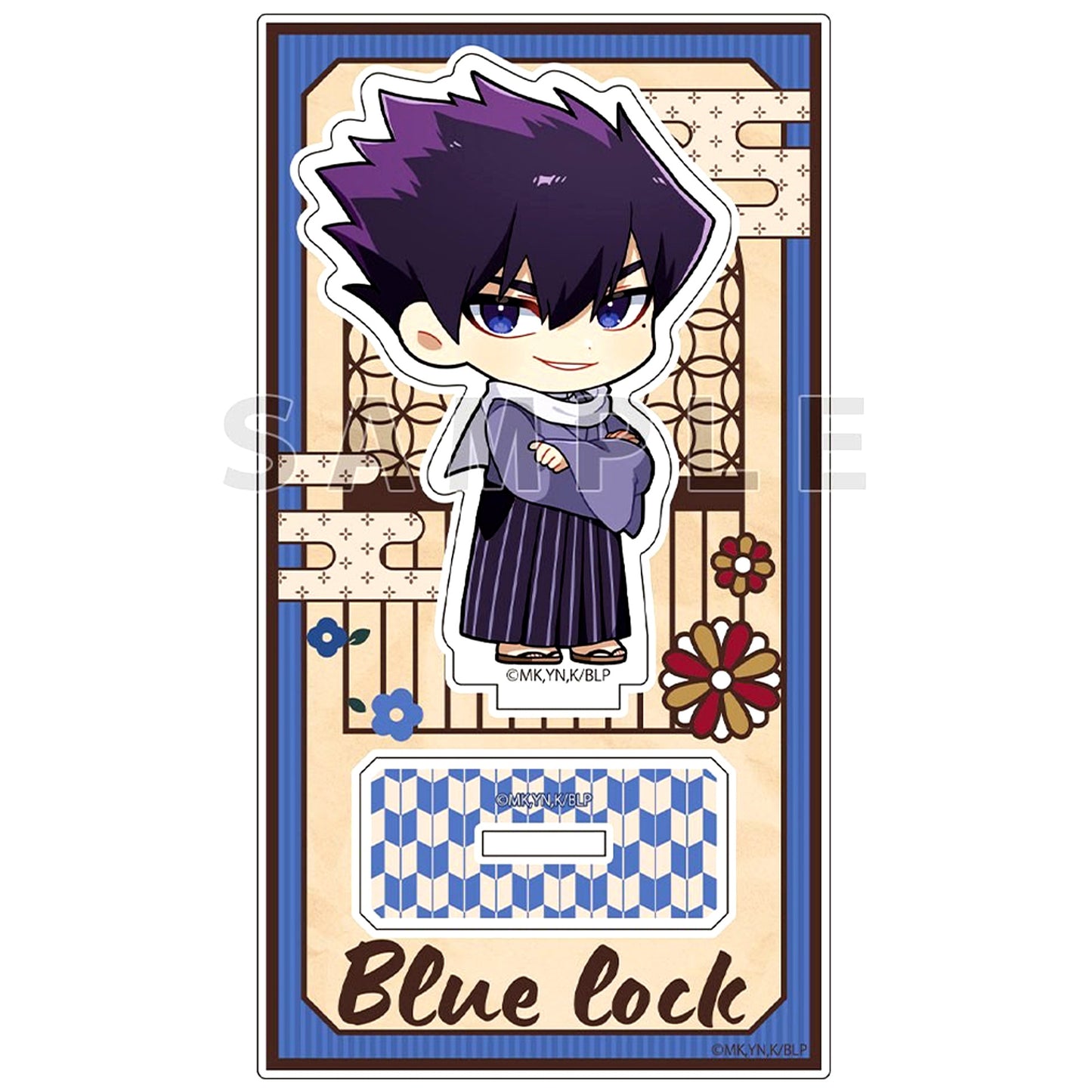 Tabito Karasu Retro Roman Acrylic Stand Blue Lock [USED]