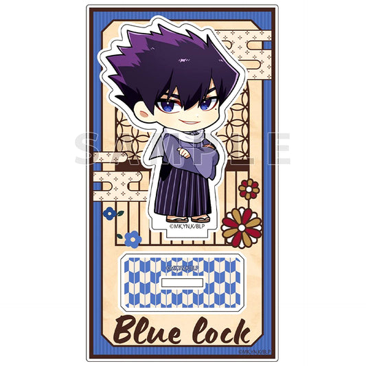 Tabito Karasu Retro Roman Acrylic Stand Blue Lock [USED]