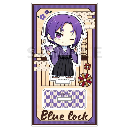 Reo Mikage Retro Roman Blue Lock Acrylic Stand [USED]