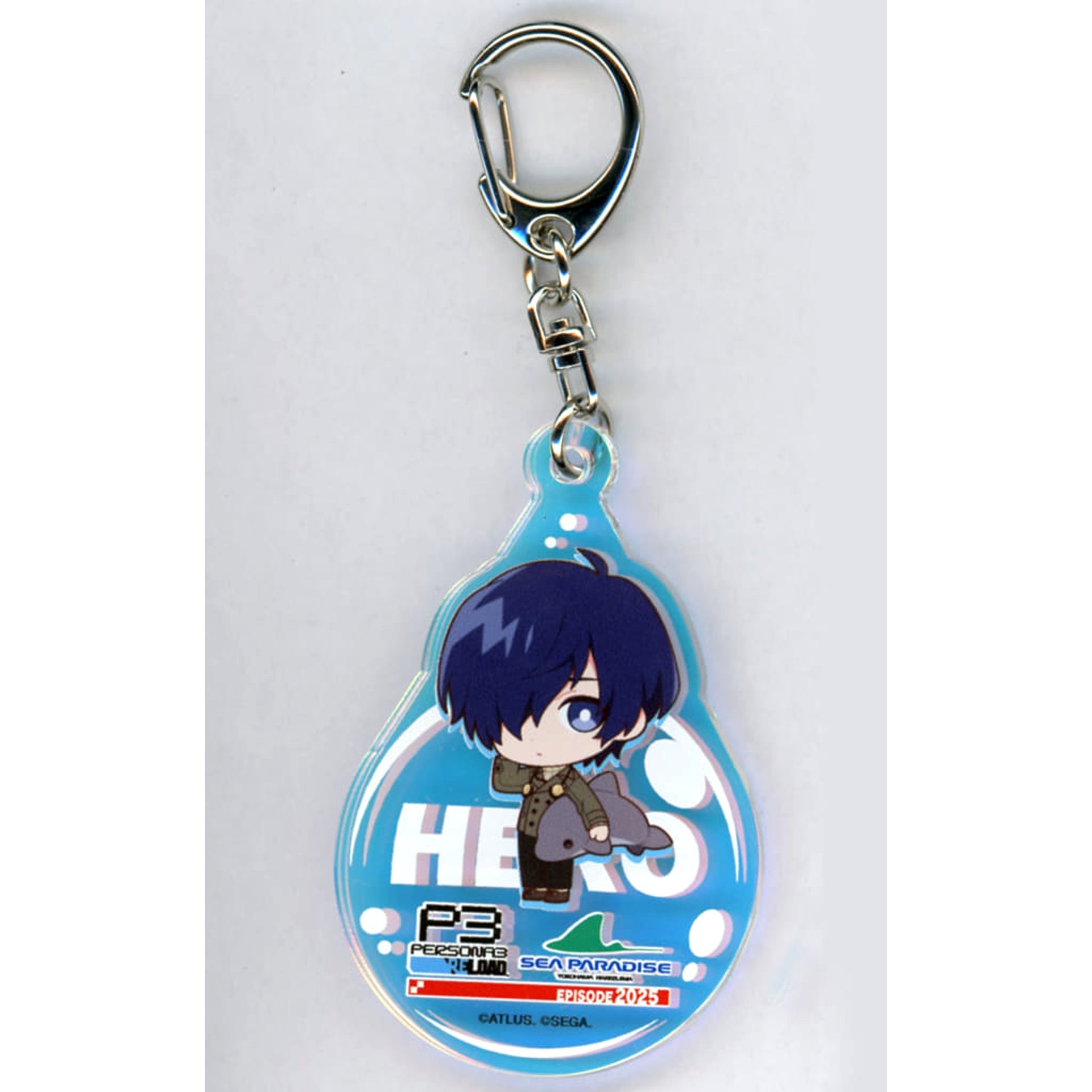 Persona 3 Reload Protagonist Aurora Acrylic Keychain Yokohama Hakkeijima Sea Paradise EPISODE 2025 Exclusive Keychains [USED]