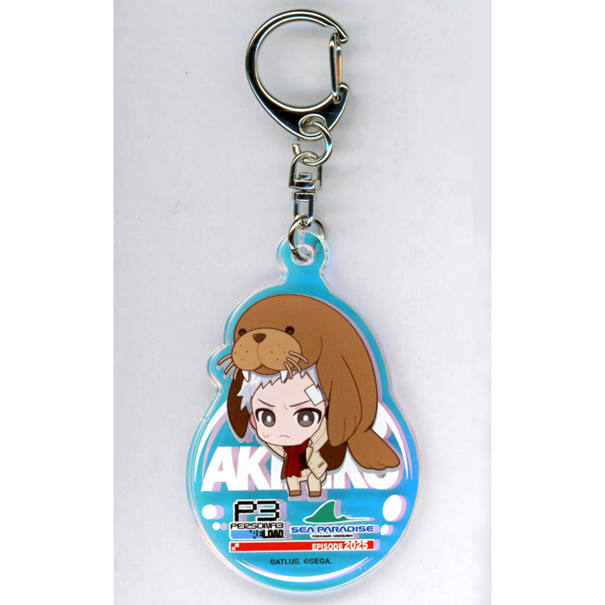 Persona 3 Reload Akihiko Sanada Aurora Acrylic Keychain Yokohama Hakkeijima Sea Paradise EPISODE 2025 Exclusive Keychains [USED]