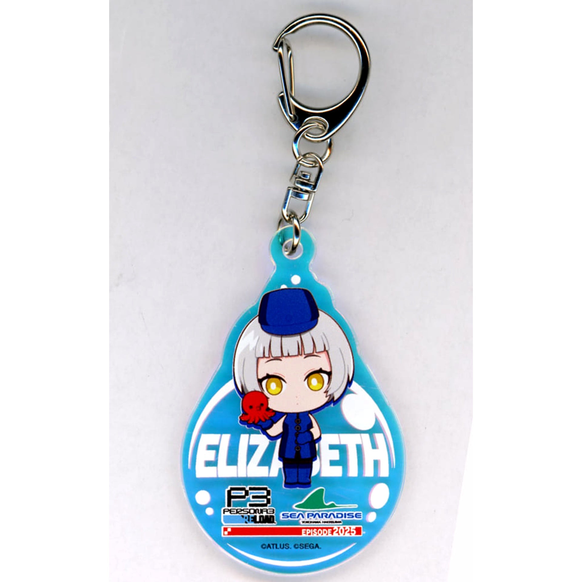 Persona 3 Reload Elizabeth Aurora Acrylic Keychain Yokohama Hakkeijima Sea Paradise EPISODE 2025 Exclusive Keychains [USED]