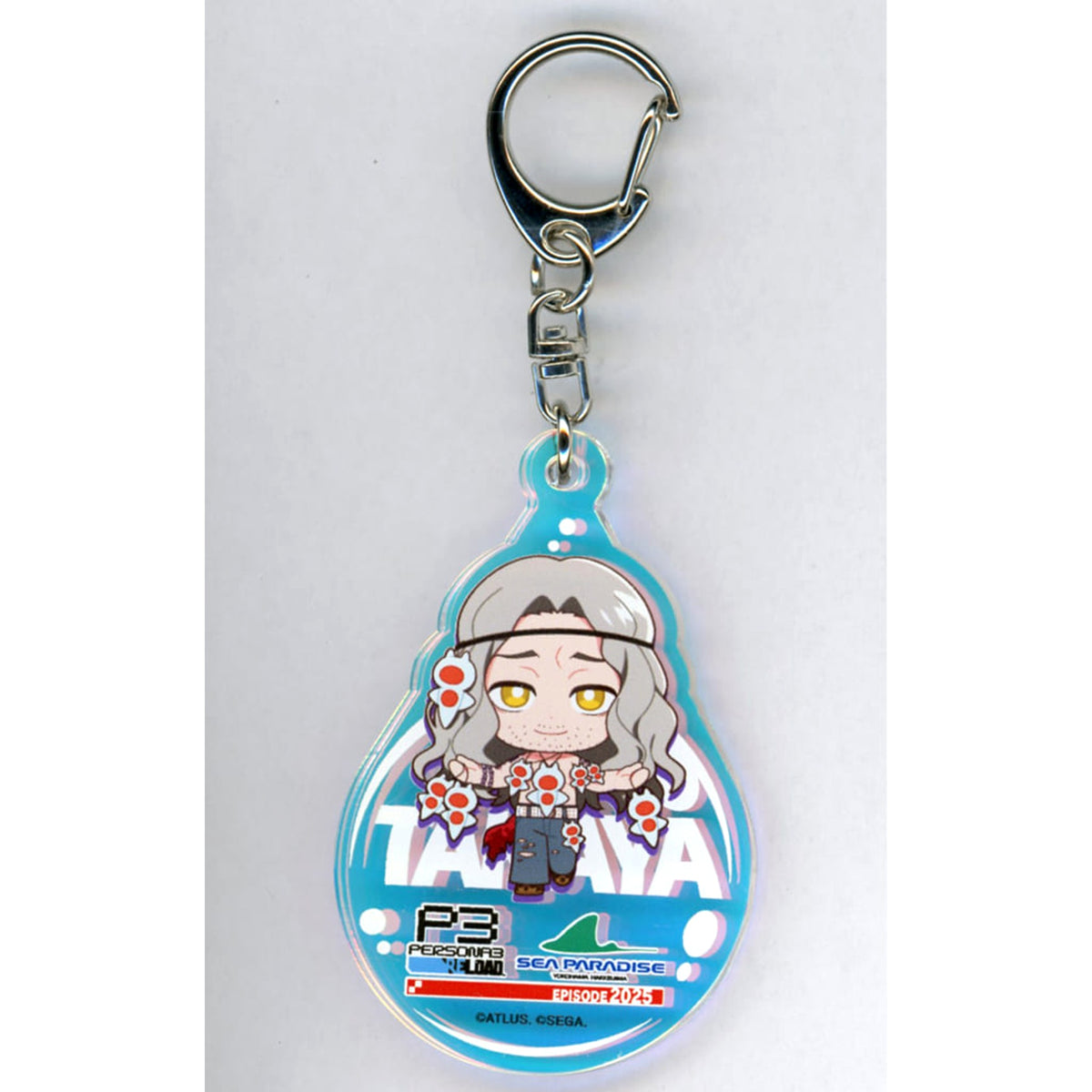 Persona 3 Reload Takaya Aurora Acrylic Keychain Yokohama Hakkeijima Sea Paradise EPISODE 2025 Exclusive Keychains [USED]