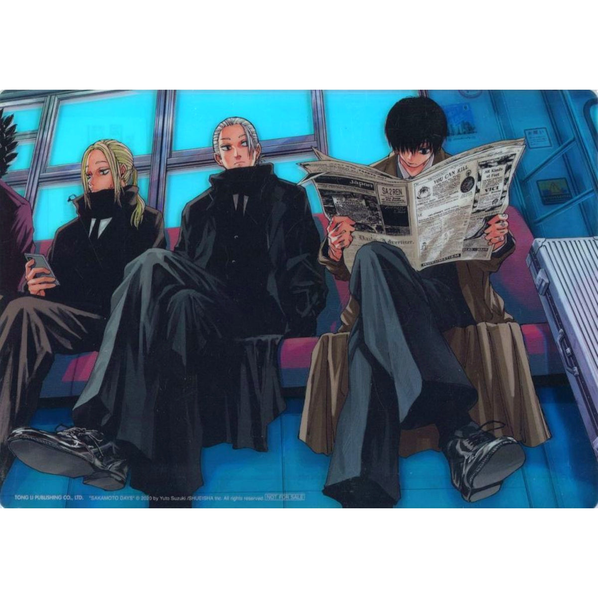 Group Sakamoto Days Comics Vol. 15 Taiwan Edition First Press Limited Edition Purchase Bonus Acrylic Plate [USED]