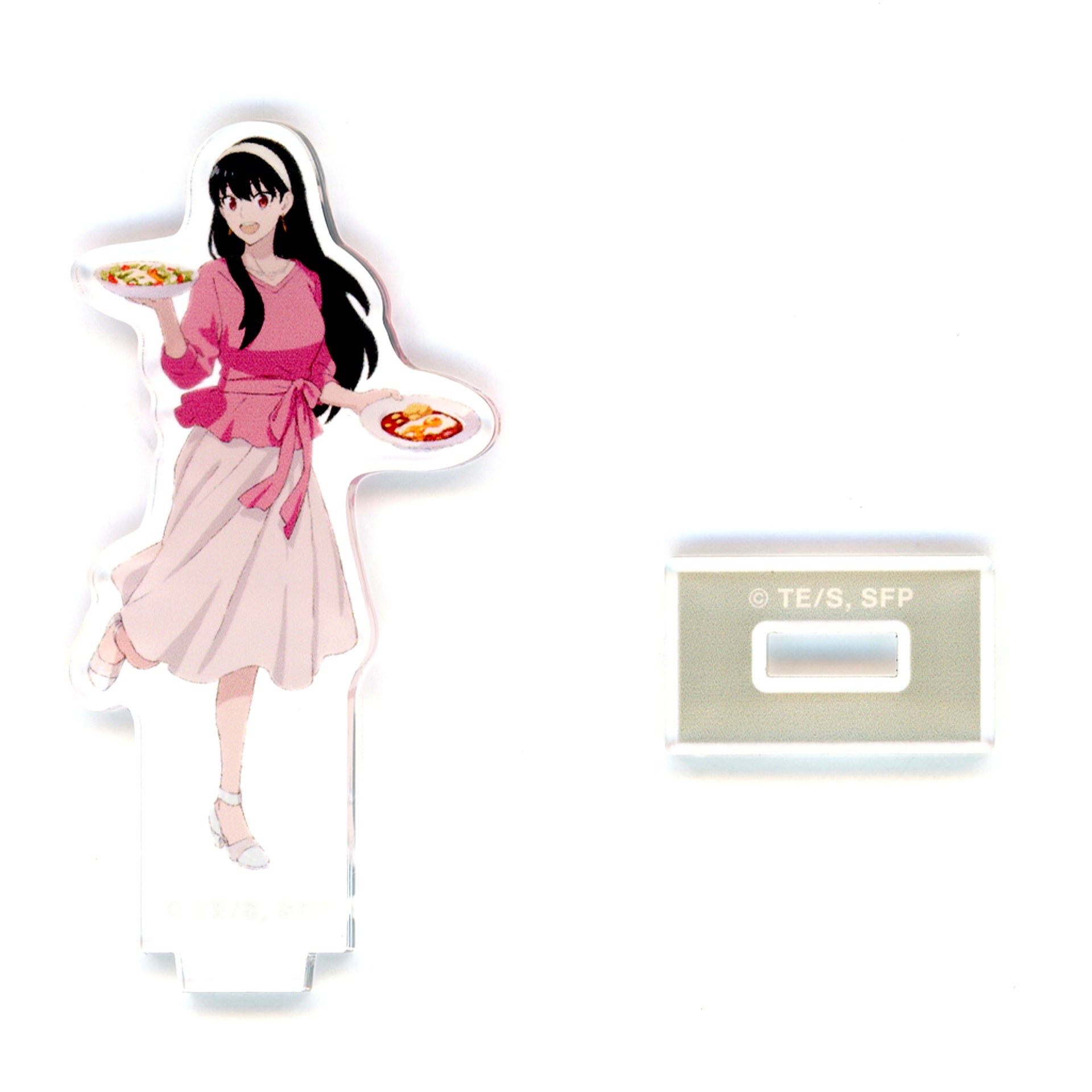 Yor Forger Die-cut Illustration Holiday Party Ver. Trading Acrylic Stand Spy x Family Loft Pop Up Store [USED]