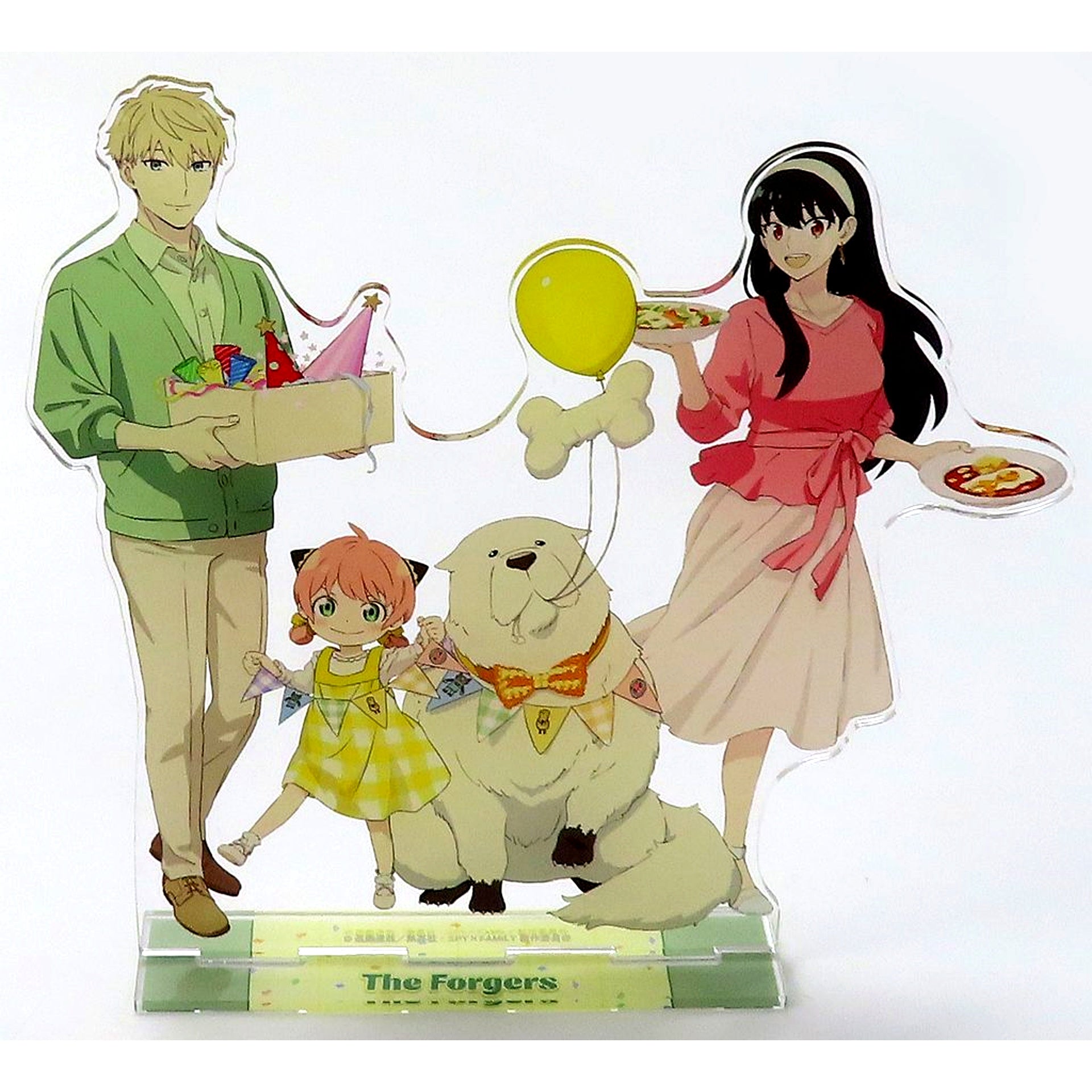 Forger Family Illustration Holiday Party Ver. Acrylic Stand TV Anime Spy x Family POP UP STORE in Loft [USED]