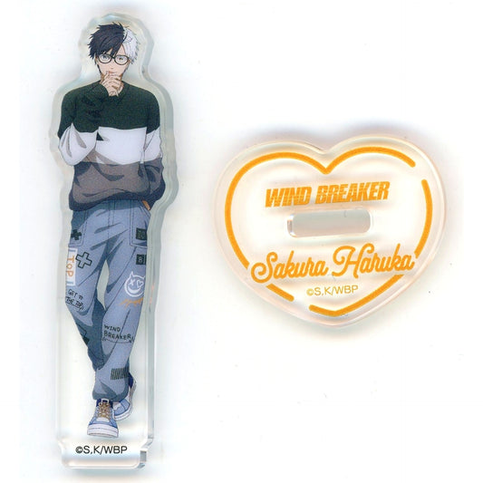 Haruka Sakura WIND BREAKER POP UP STORE Mini Mini Acrylic Stand Collection Glasses [USED]