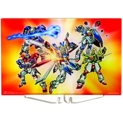 Mobile Fighter G Gundam Shuffle Alliance Ichiban Kuji 30th Anniversary Original Illustration Big Visual Stand Prize C Acrylic Stands [USED]