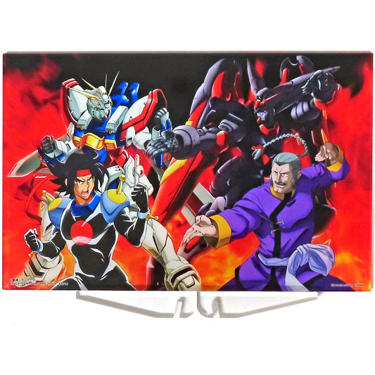 Mobile Fighter G Gundam Domon Kasshu & Others Ichiban Kuji 30th Anniversary Original Illustration Big Visual Stand Prize C [USED]