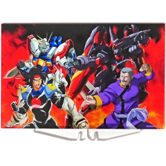 Mobile Fighter G Gundam Domon Kasshu & Others Ichiban Kuji 30th Anniversary Original Illustration Big Visual Stand Prize C [USED]