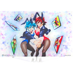Mobile Fighter G Gundam Ichiban Kuji 30th Anniversary Original Illustration Big Visual Stand Bunny Heroines Prize C [USED]