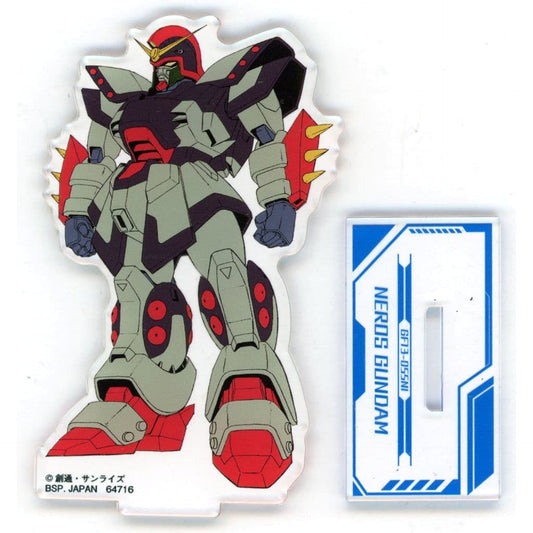 Mobile Fighter G Gundam Neros Gundam Ichiban Kuji 30th Anniversary Mobile Fighter Acrylic Stand 2 Prize E [USED]