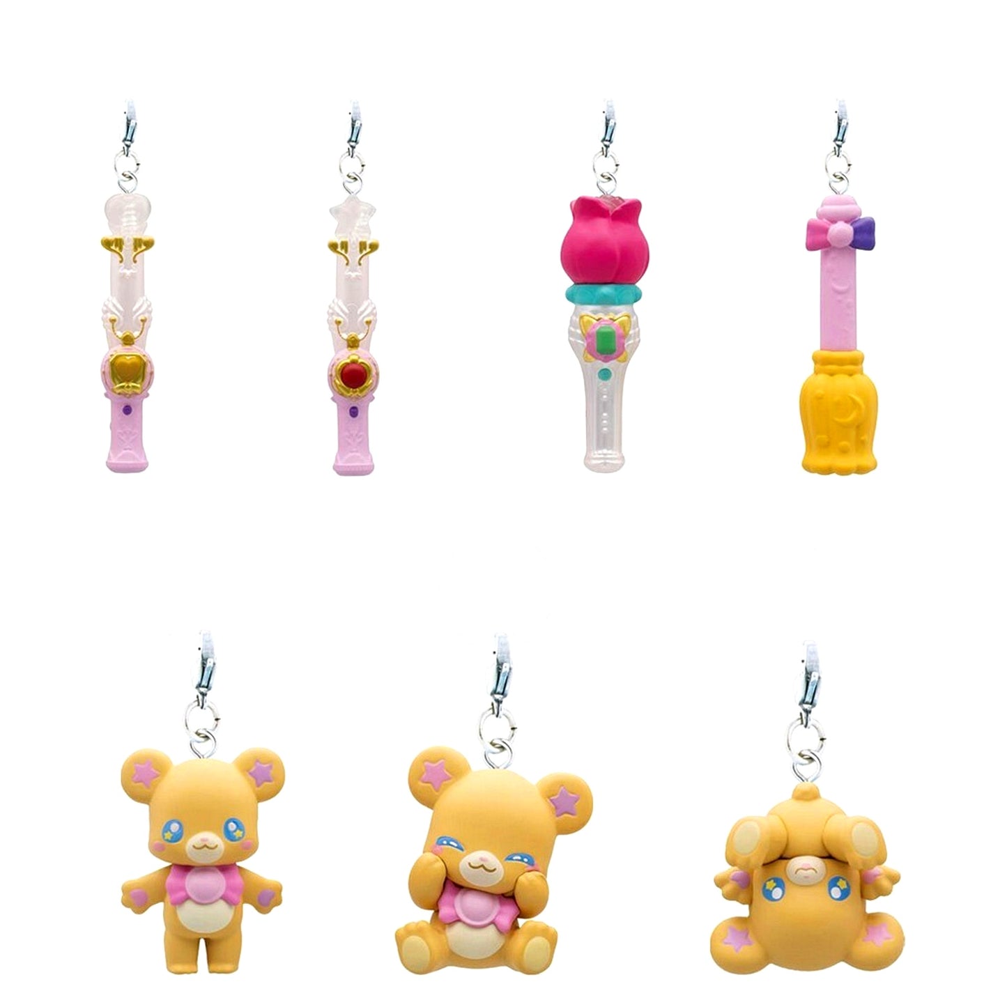 Set of 7 Maho Girls Precure! Mejirushi Accessory [USED]